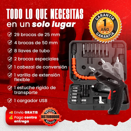 DESTORNILLADOR INHALAMBRICO 47 EN 1