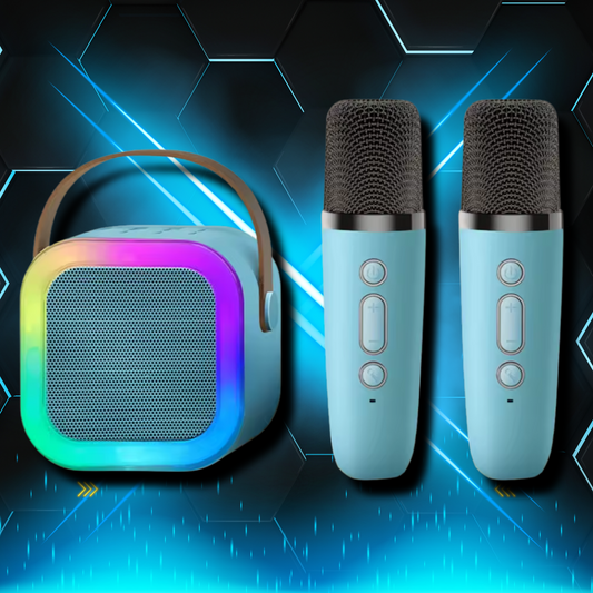 PARLANTE KARAOKE PRO™ +2 MICROFONOS